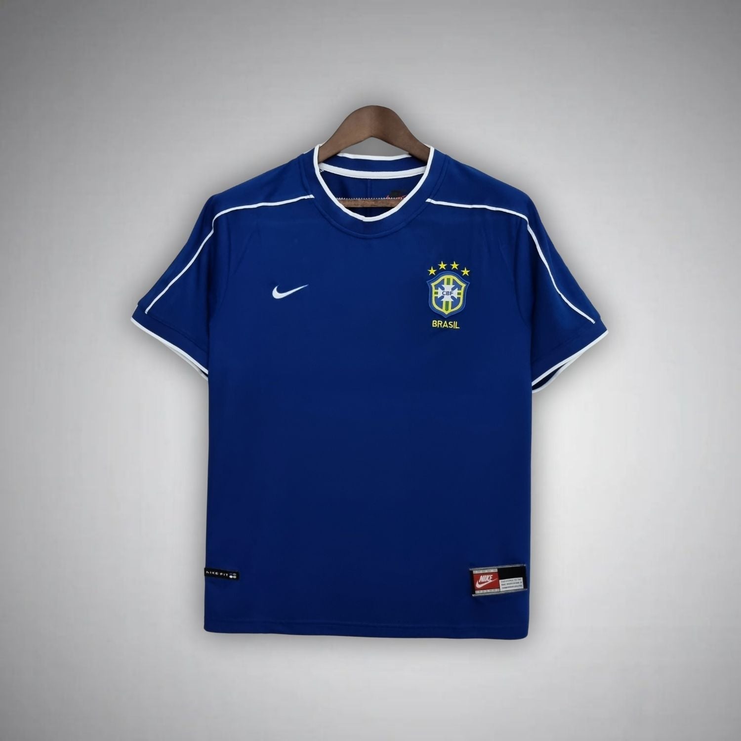 1998 Brazil Retro Shirt Away