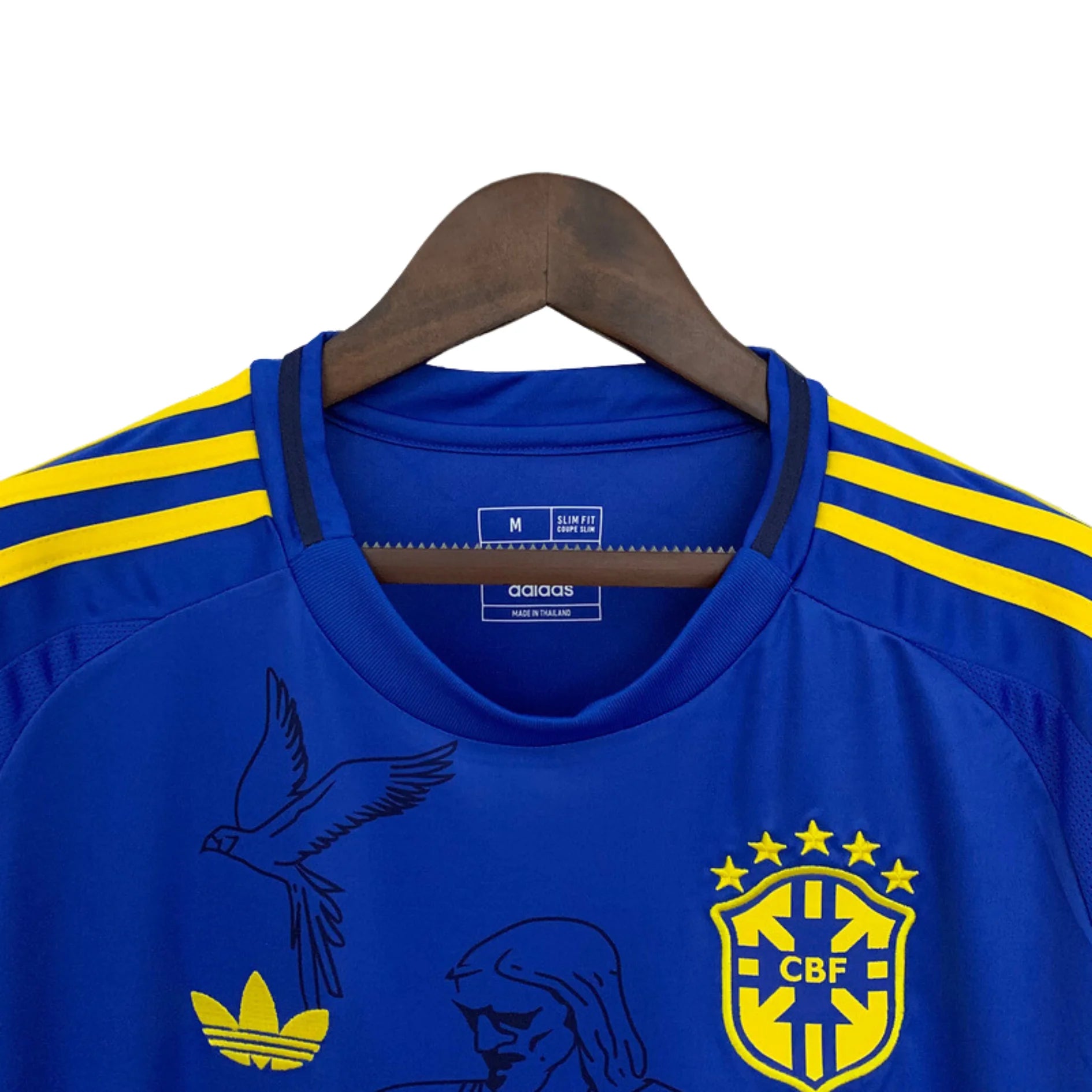 Camiseta azul de Jesús de Brasil 2025