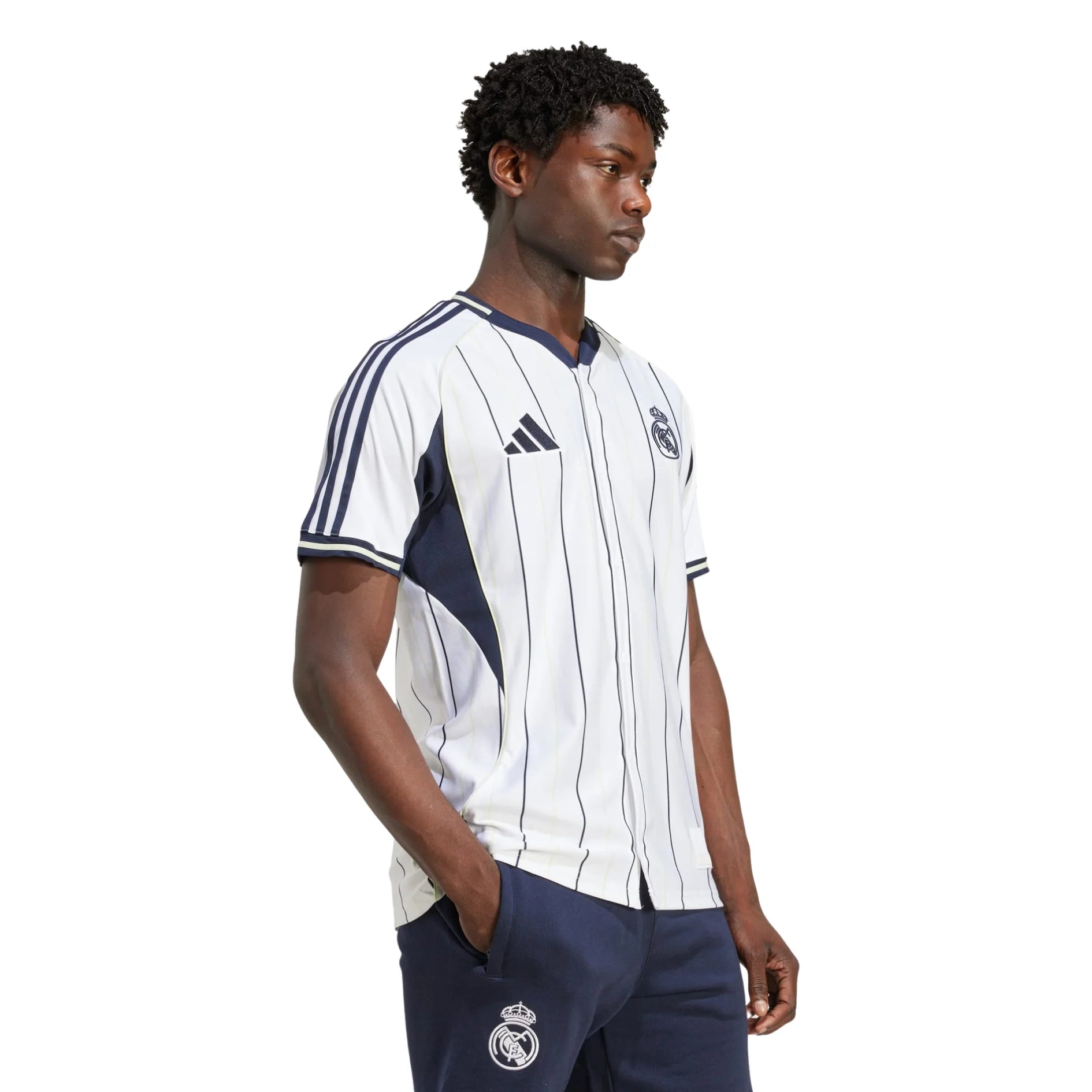 2025-26 Real Madrid Baseball Shirt