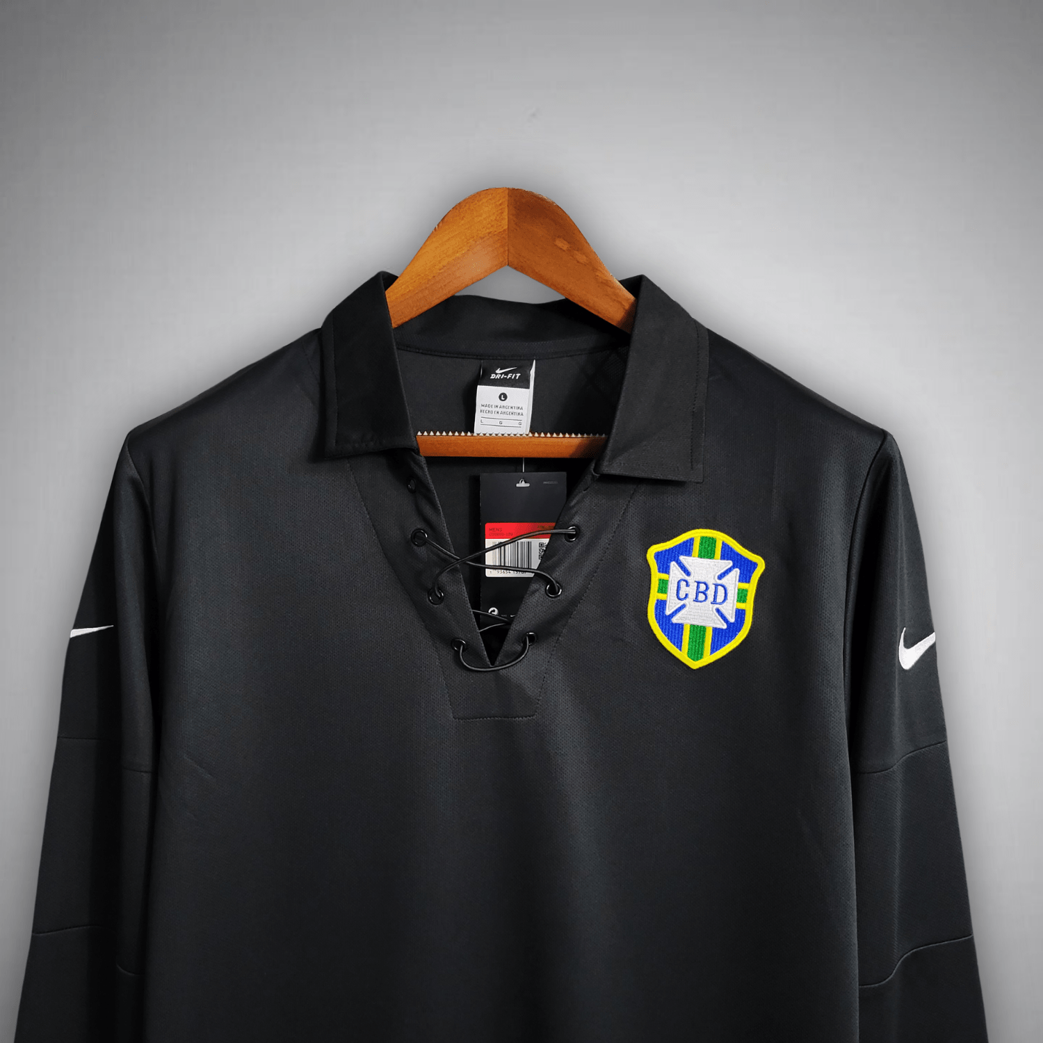2004 Brazil Jersey Centenary Long Sleeve