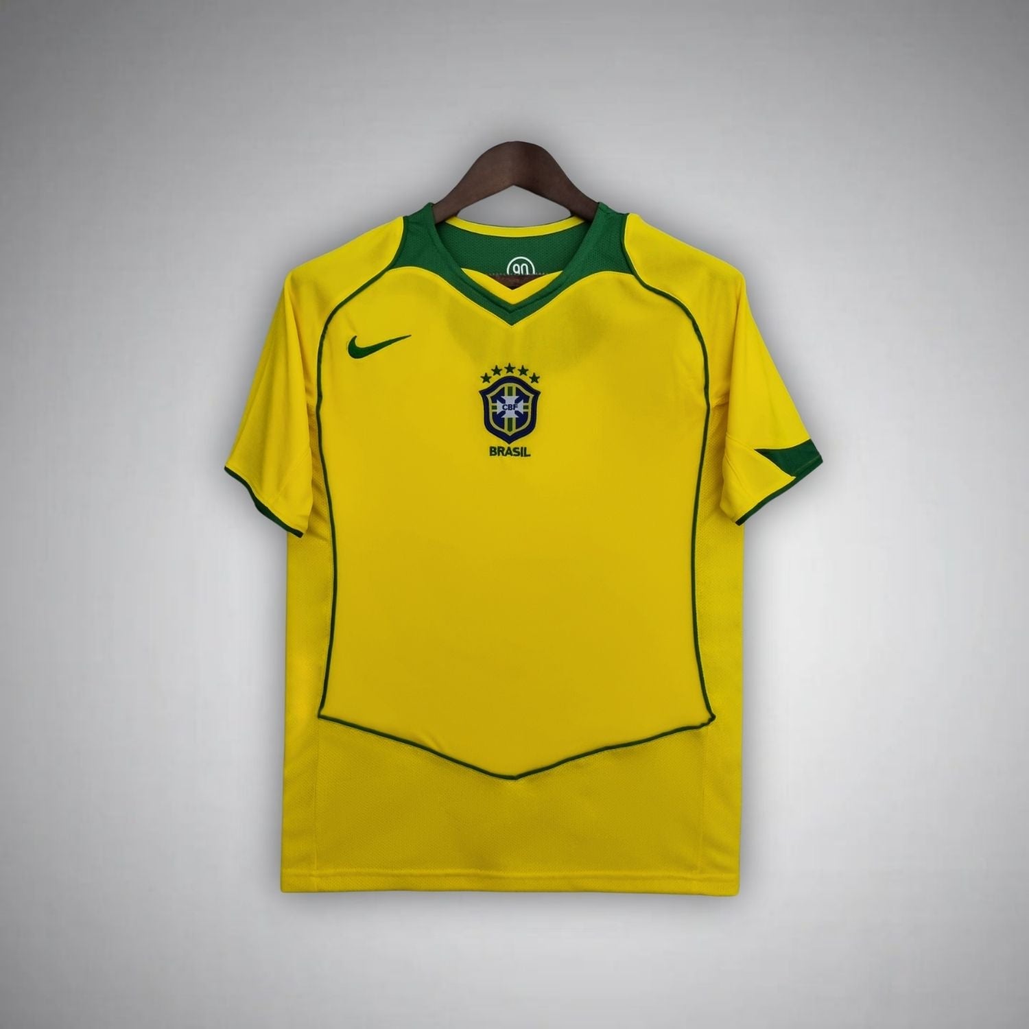 2004 Brazil Retro Jersey Home
