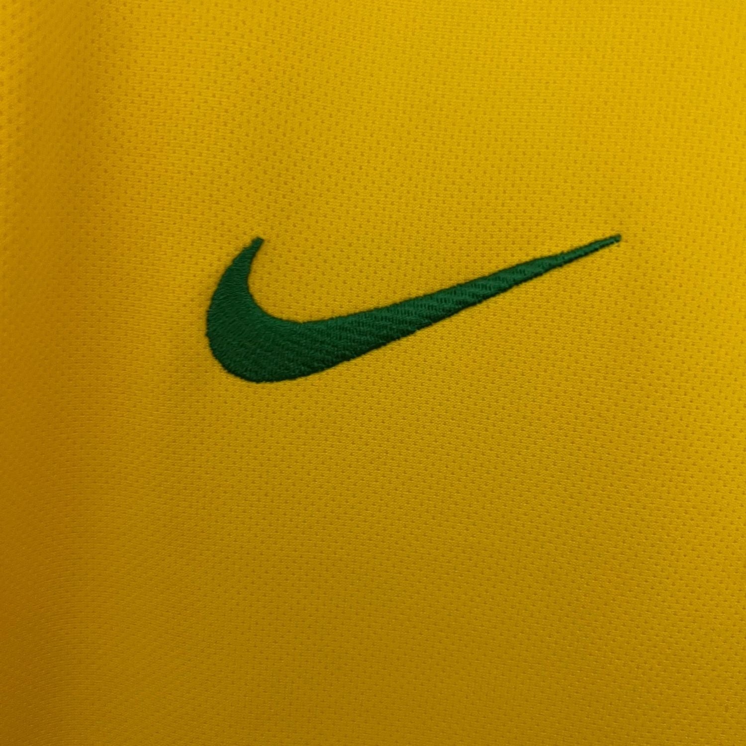 2006 Brazil Retro Jersey Home