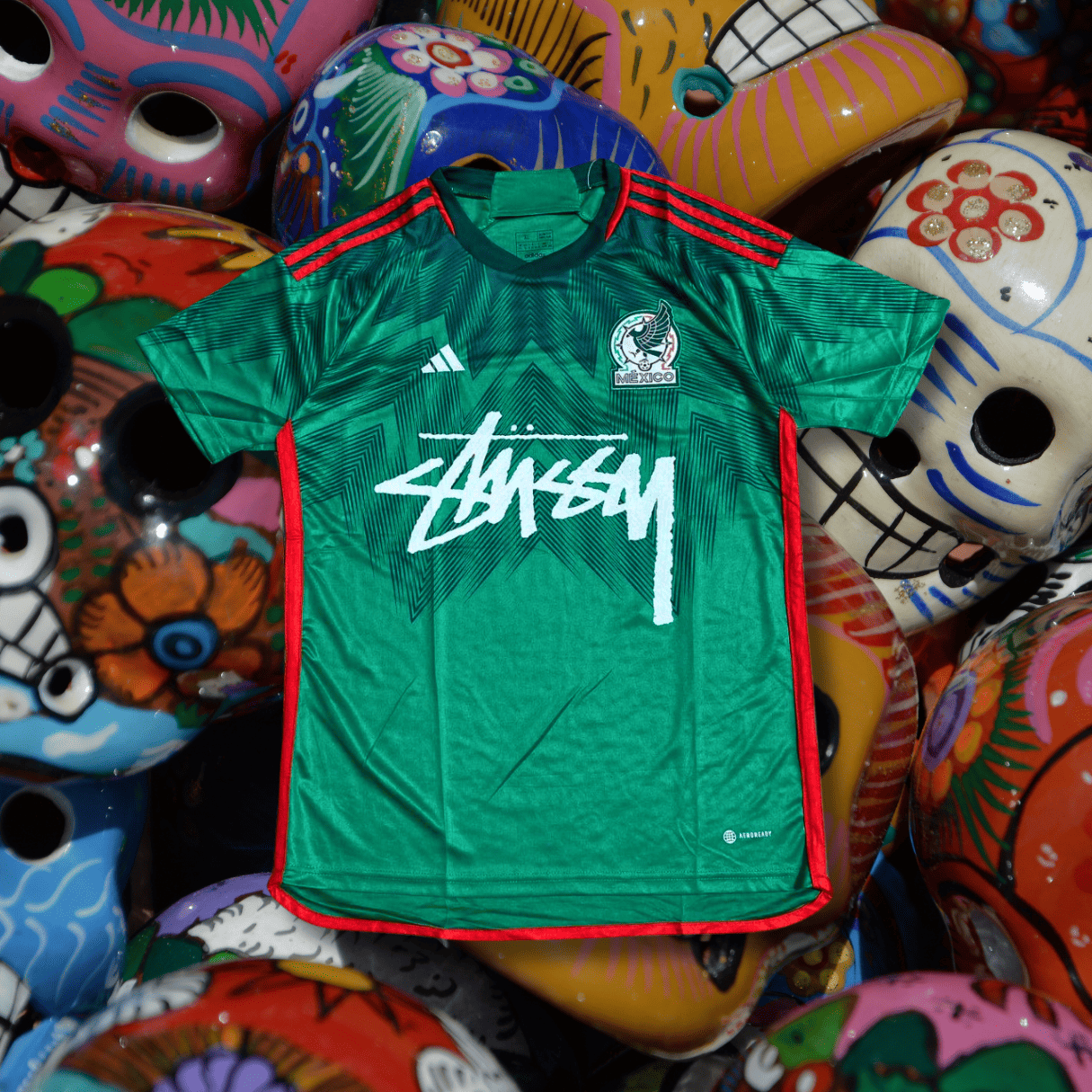 23_24 Mexico X stussy soccer Shirt Football kit shirt soccer Shirt tshirt Special Edition