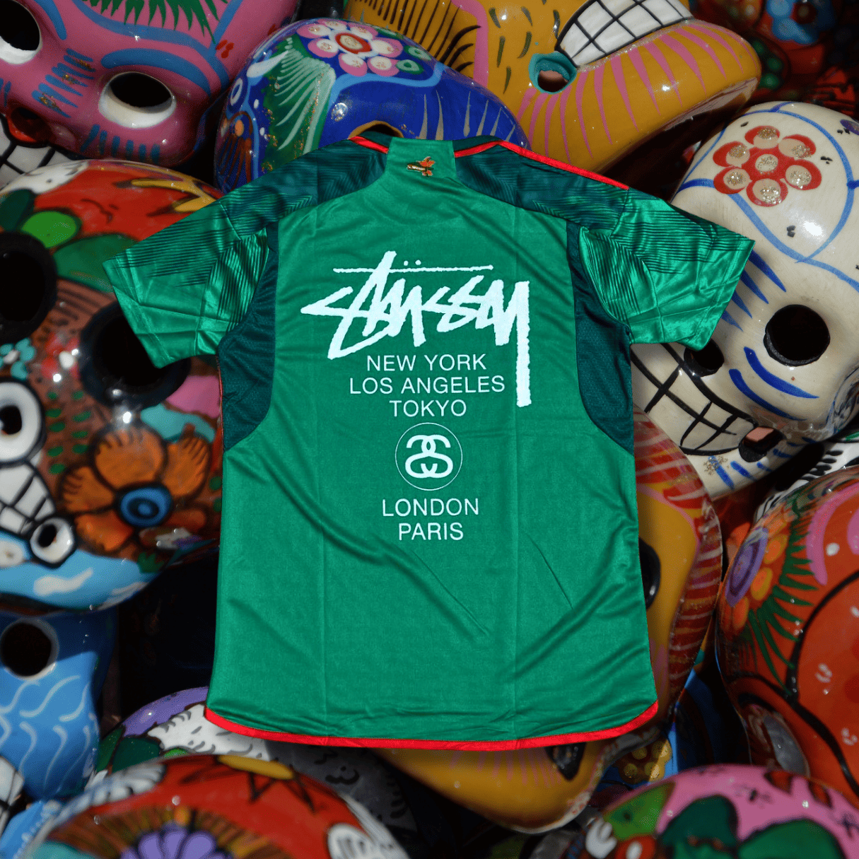 23_24 Mexico X stussy soccer Shirt Football kit shirt soccer Shirt tshirt Special Edition