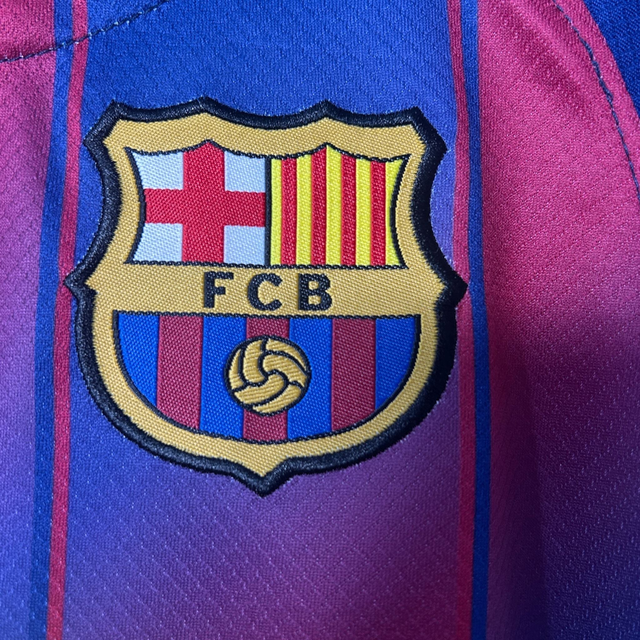2025/26 FC Barcelona Home Kids Football Kit