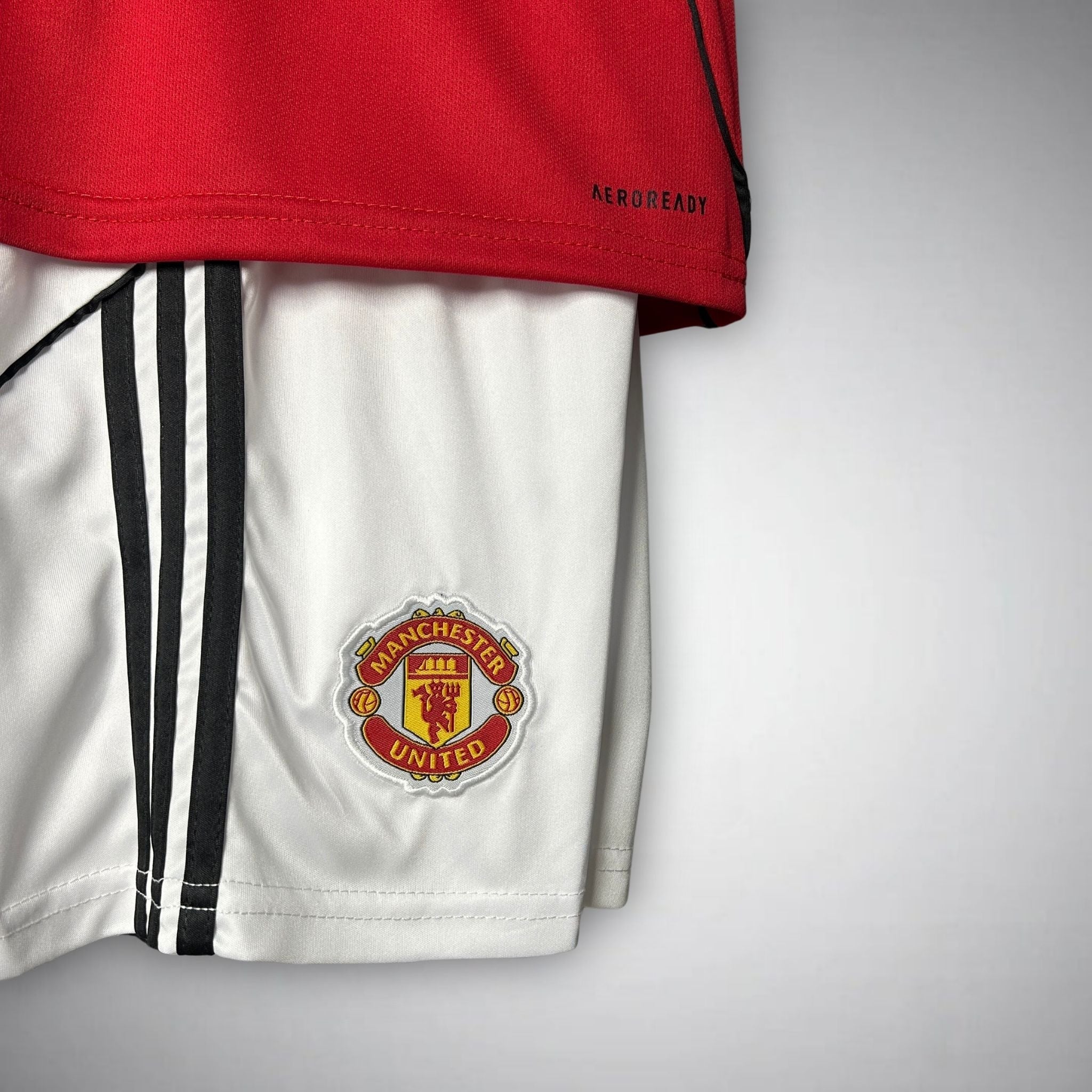2025/26 Manchester United Home Kids Football Kit