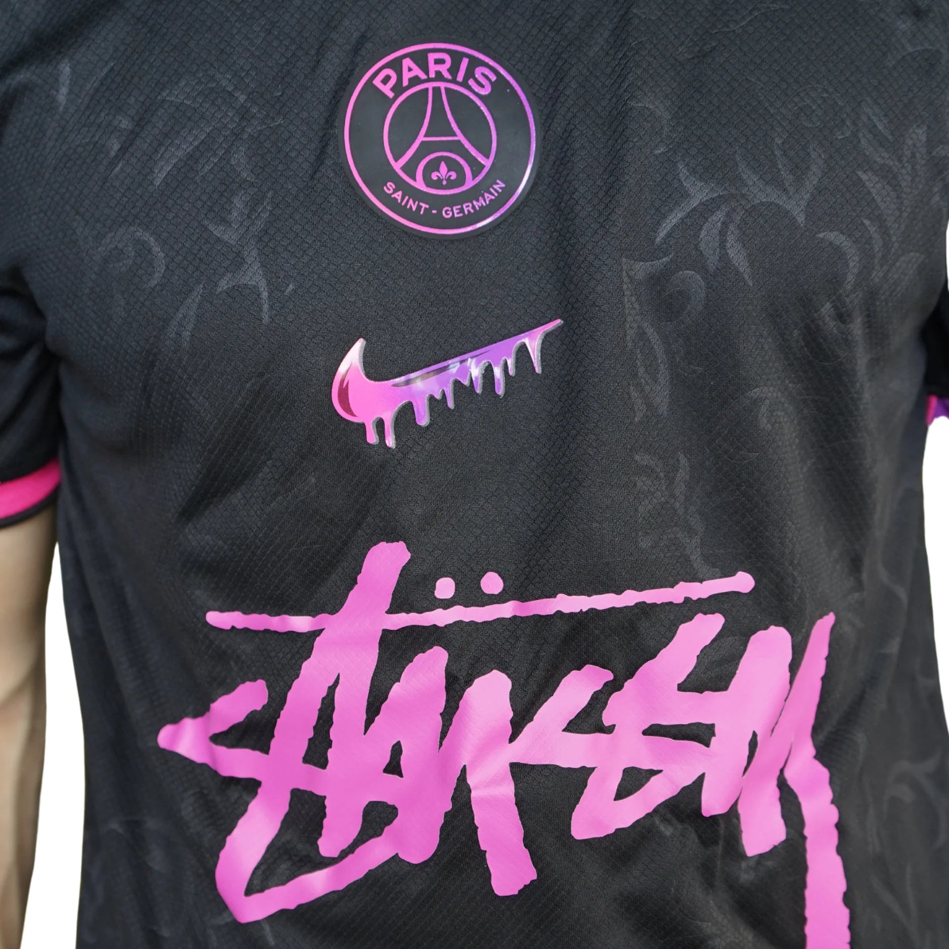 PSG Stussy Paris Noir Shirt