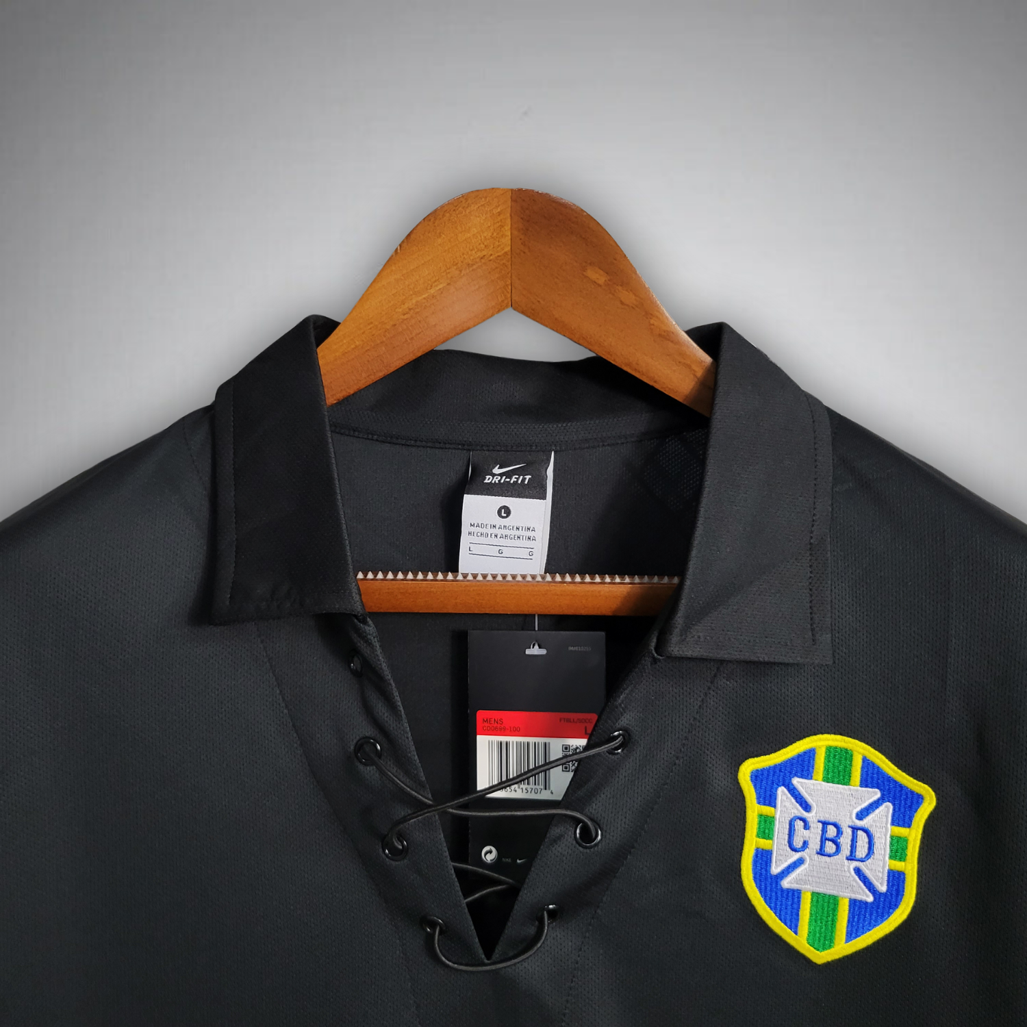 2004 Brazil Jersey Centenary Long Sleeve