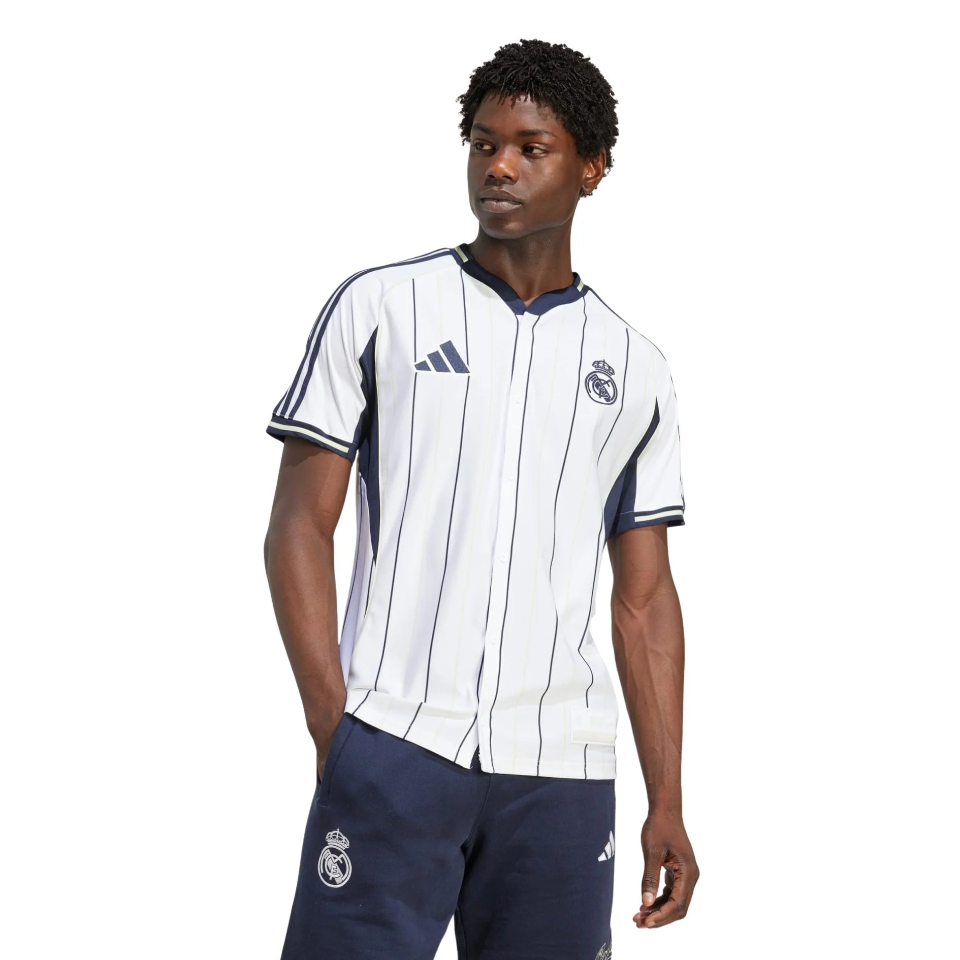 2025-26 Real Madrid Baseball Shirt