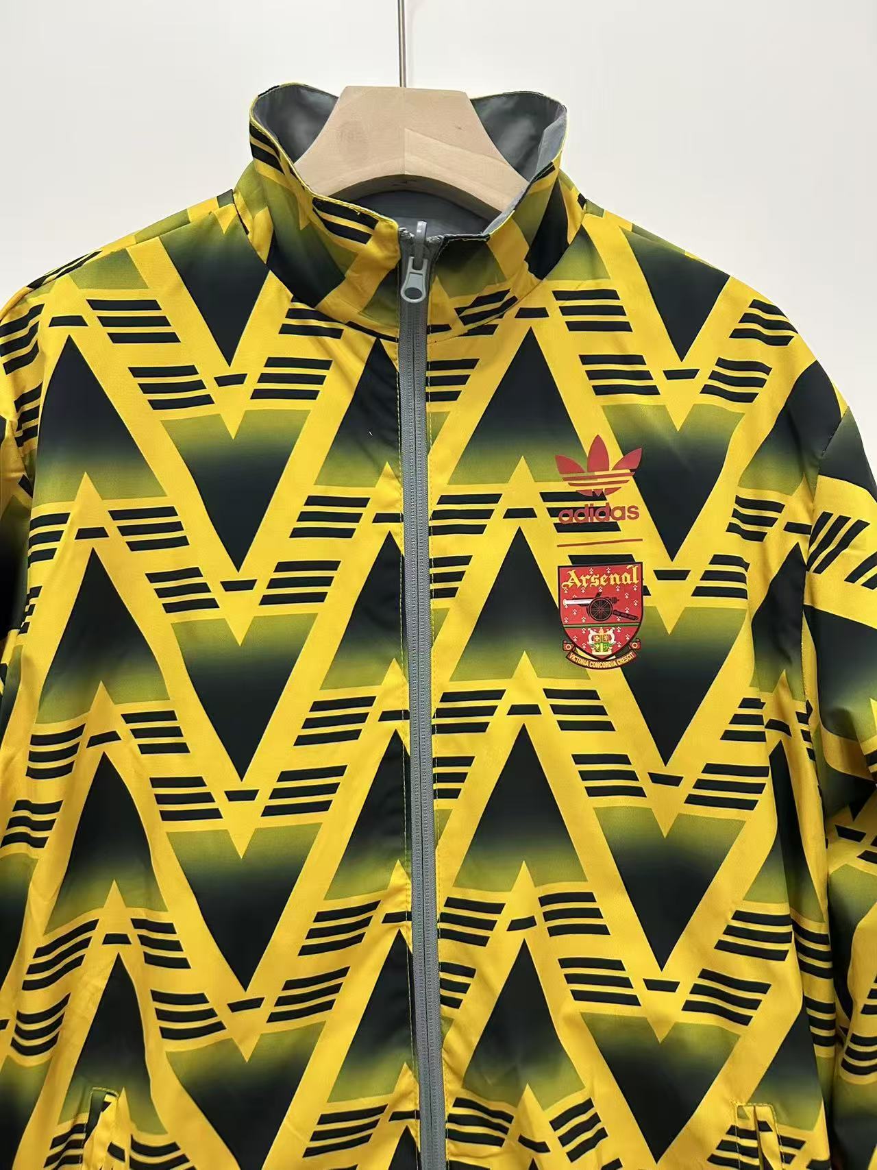 Arsenal 1991 Wendbare Retro-Jacke