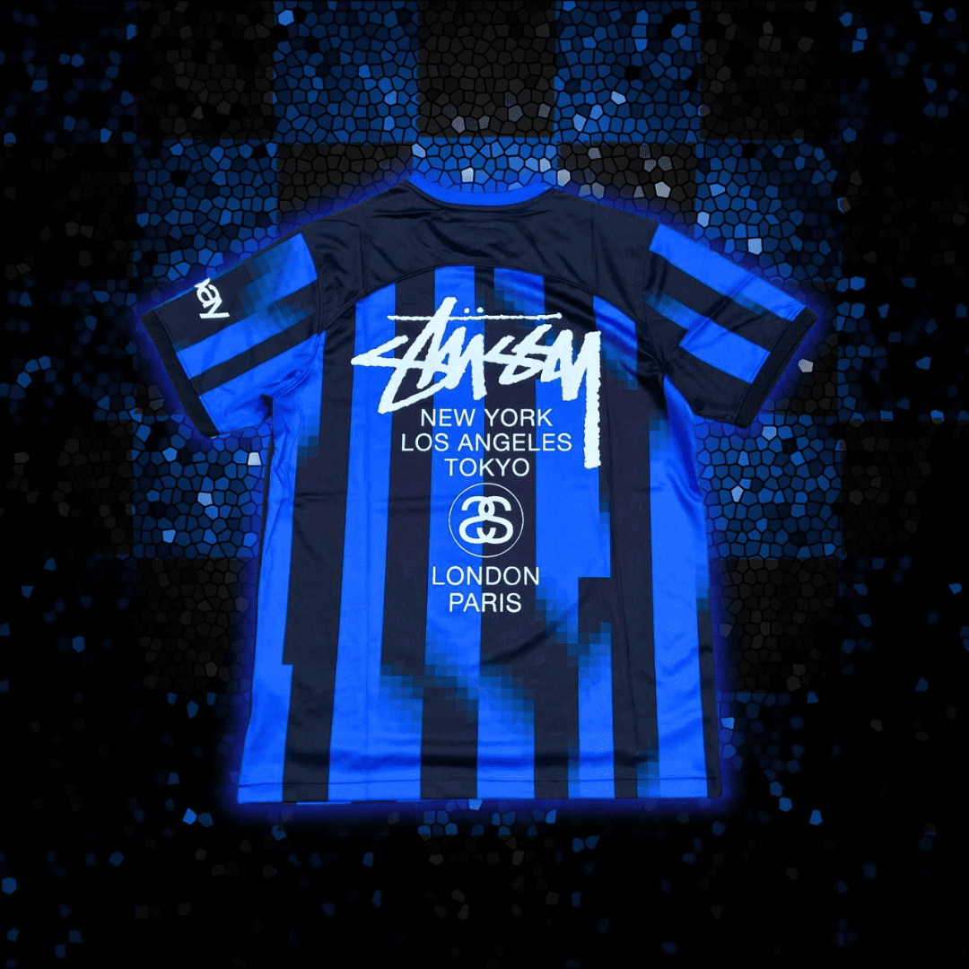 inter milan stussy Shirt blue