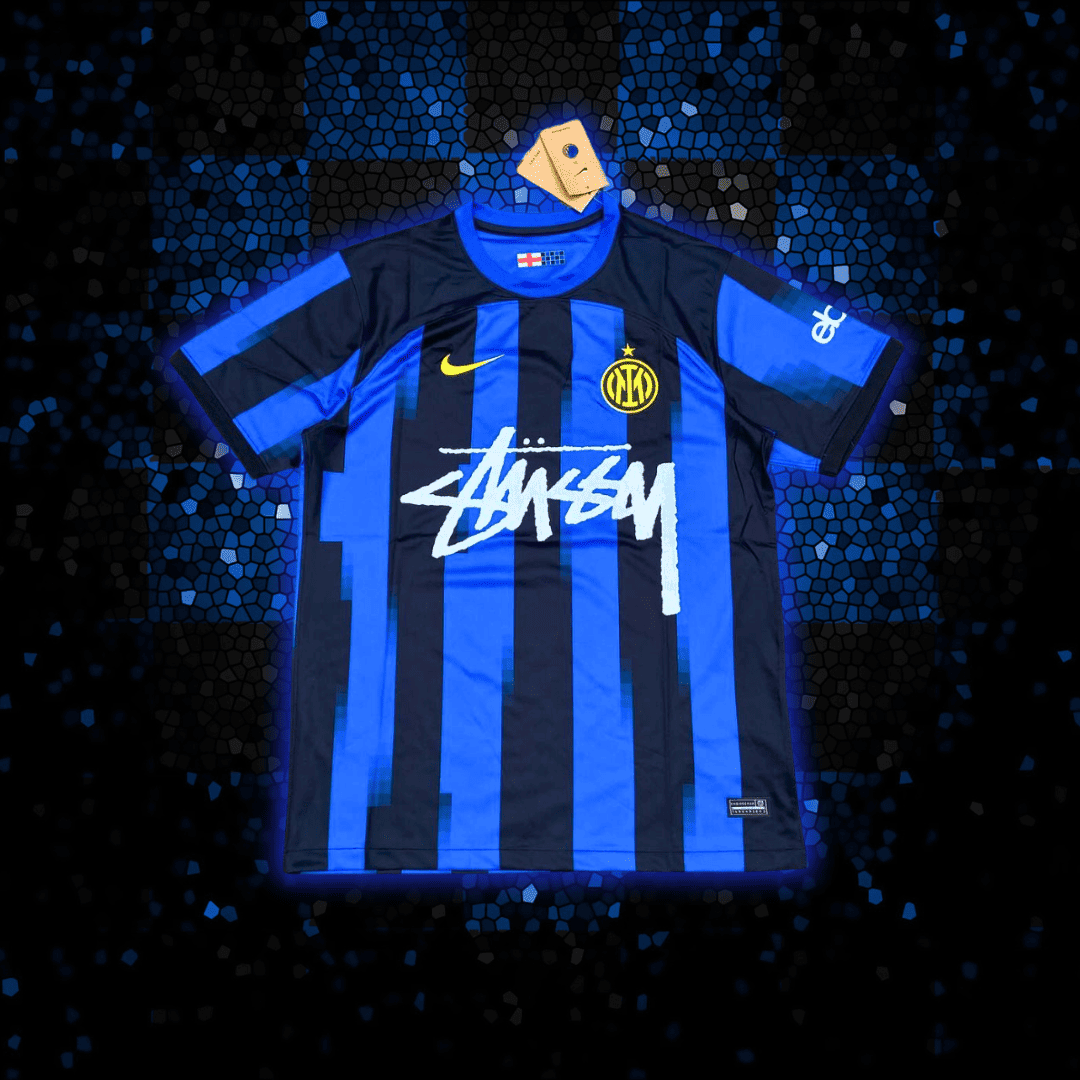 inter milan stussy Shirt blue