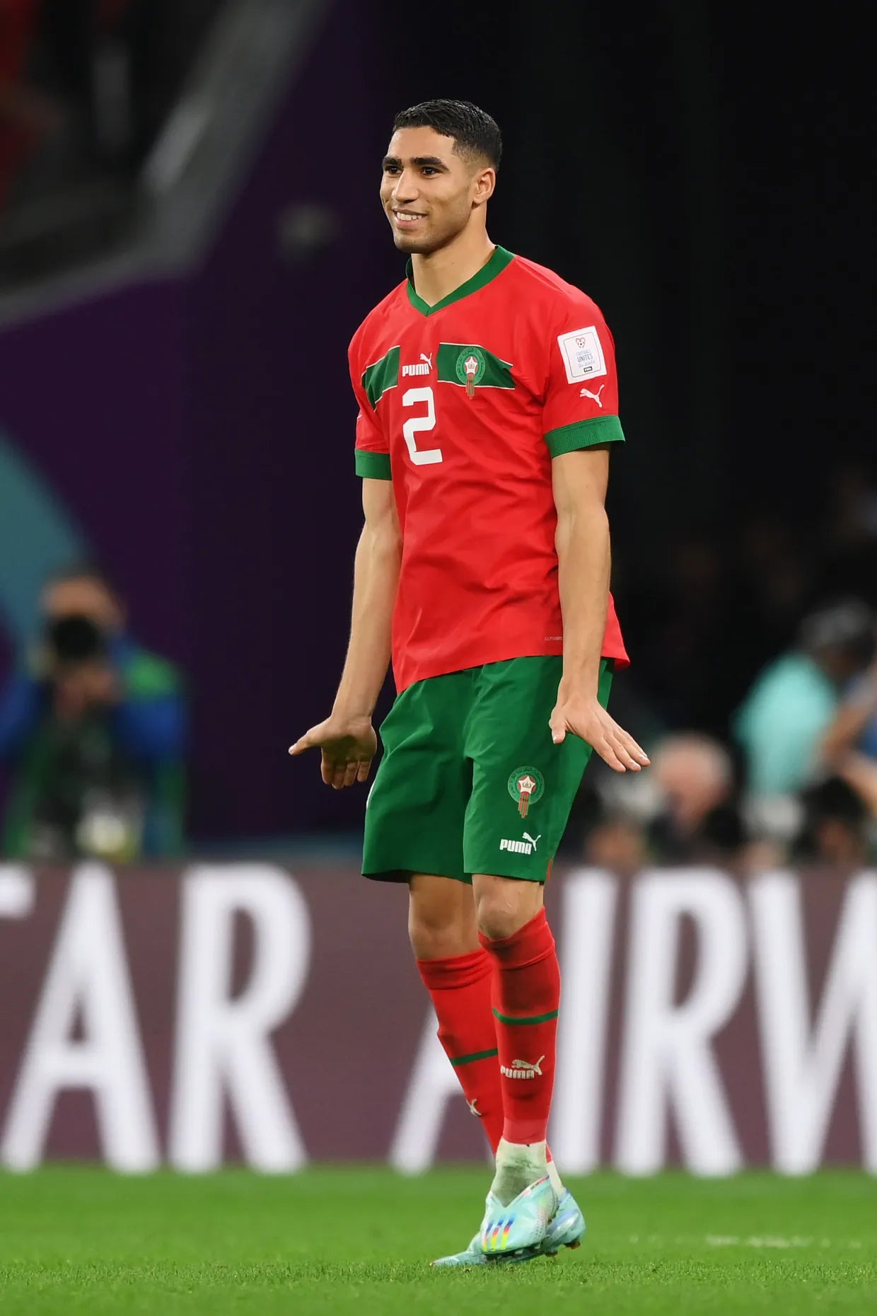 hakimi 2 morocco home shirt world cup 2022
