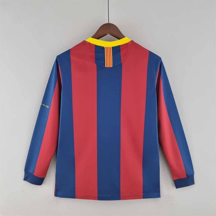 barcelona 2010 2011 long sleeve home Shirt