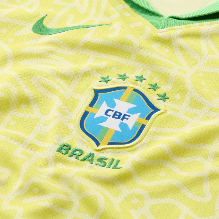brazil home kids soccer Shirt 2024 2025