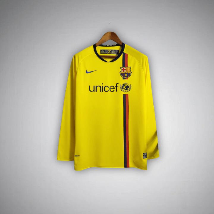 fc barcelona 2008 2009 long sleeve away Shirt