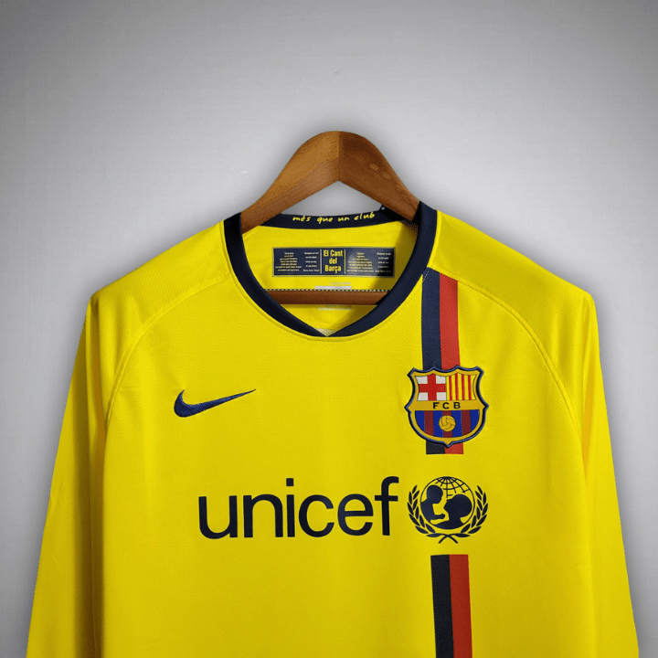 fc barcelona 2008 2009 long sleeve away Shirt