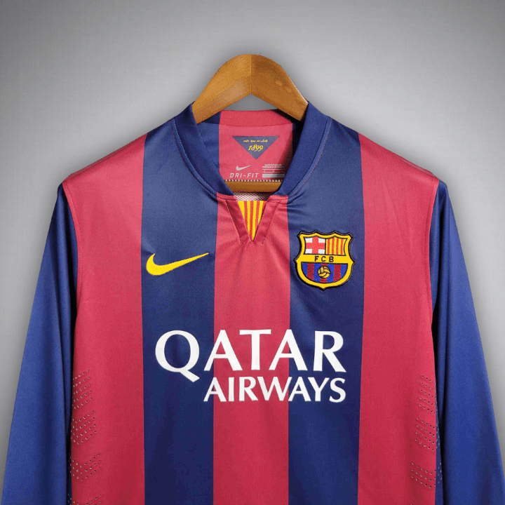 fc barcelona 2014 2015 long sleeve home Shirt