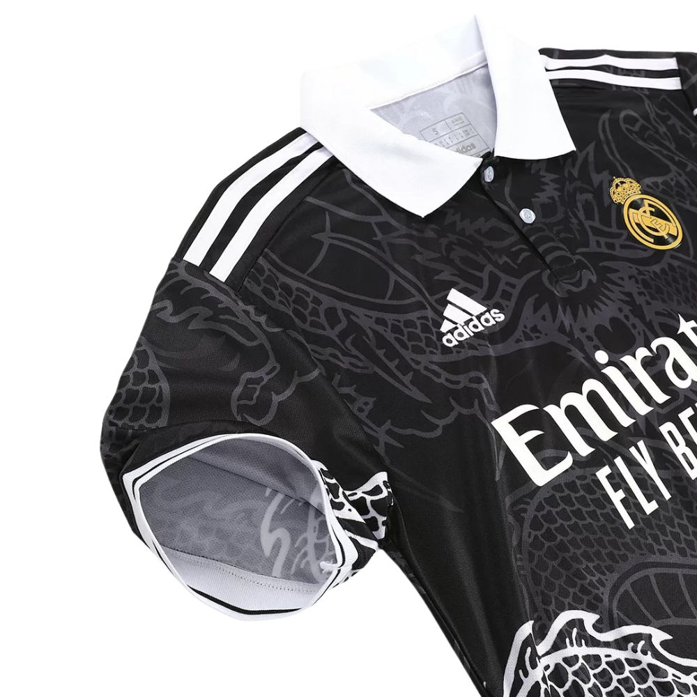 real madrid 2023 24 dragon special edition black kit