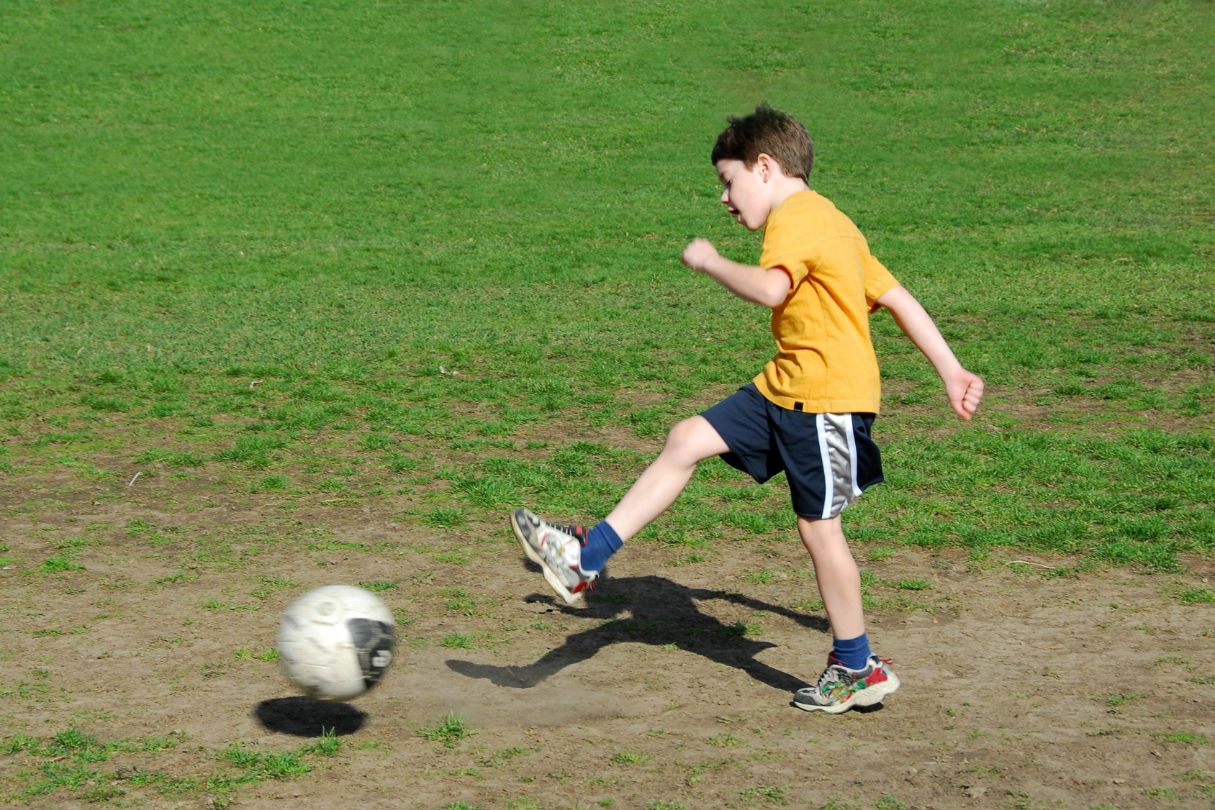 How to Teach a Kid to Kick a Soccer Ball in 5 Steps