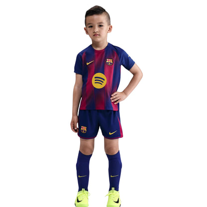 2025/26 FC Barcelona Home Kids Football Kit