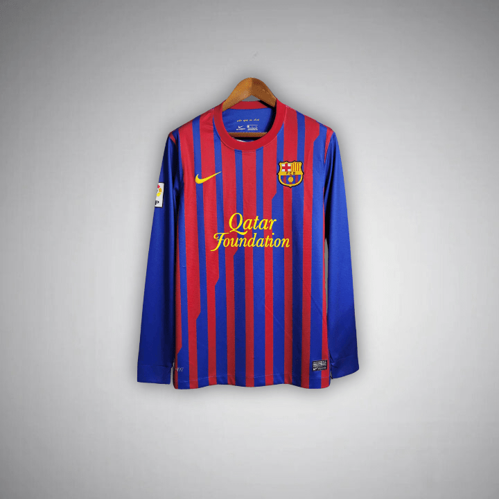 11/12 FC Barcelona Long Sleeve Home Jersey   FS Jersey