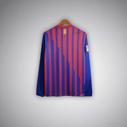 11/12 FC Barcelona Long Sleeve Home Jersey   FS Jersey