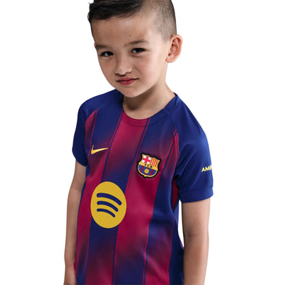 2025/26 FC Barcelona Home Kids Football Kit
