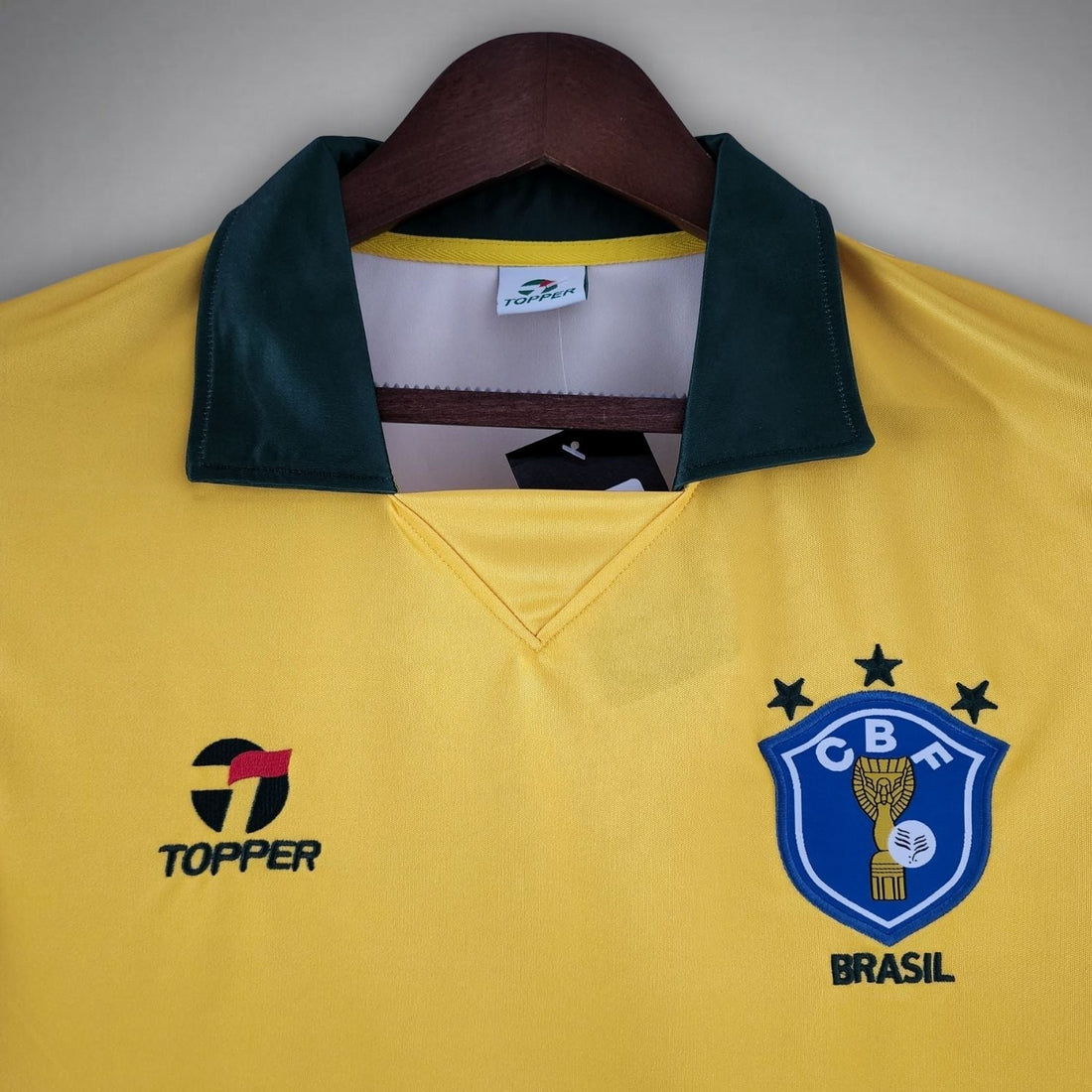 1986 Brazil Retro Jersey Home