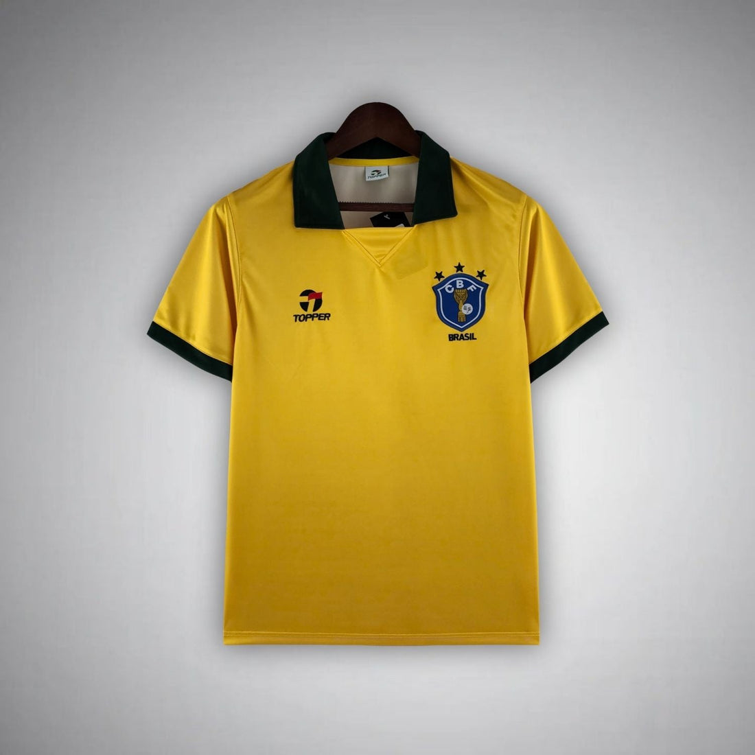 1986 Brazil Retro Jersey Home