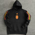 spain soccer hoodie black