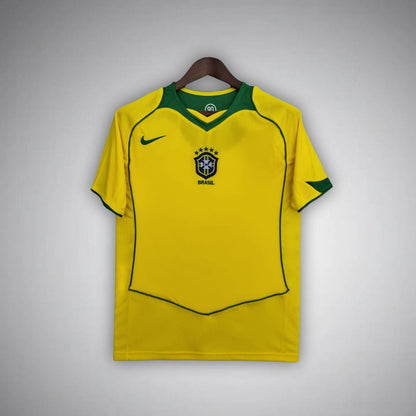 2004 Brazil Retro Jersey Home
