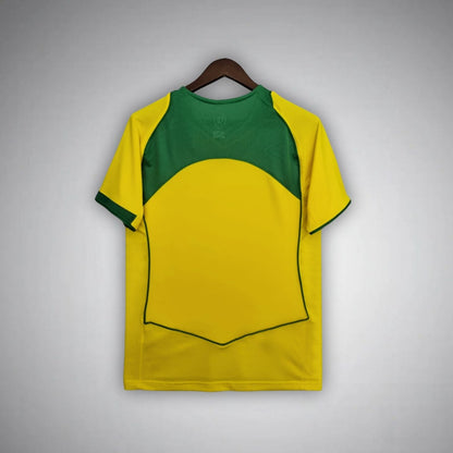 2004 Brazil Retro Jersey Home