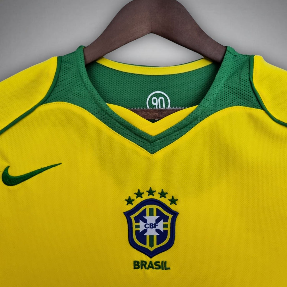 2004 Brazil Retro Jersey Home