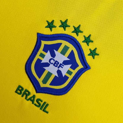 2004 Brazil Retro Jersey Home