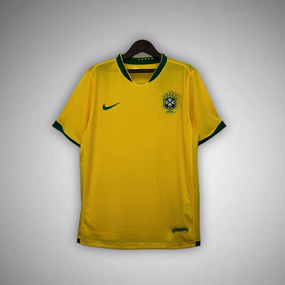 2006 Brazil Retro Jersey Home