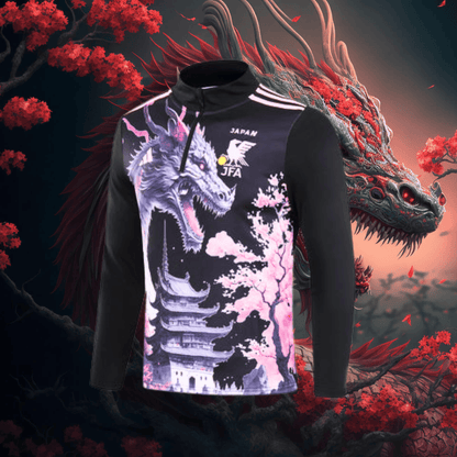 JAPAN OSAKA DRAGON FOOTBALL TRACKSUIT    Black &amp; Pink
