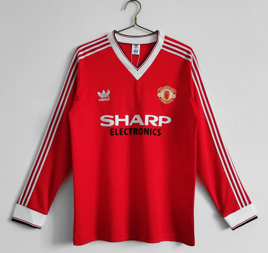 manchester united shirt 1986 1987 long sleeve home