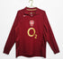 arsenal retro jersey 2005 2006 long sleeve o2 home