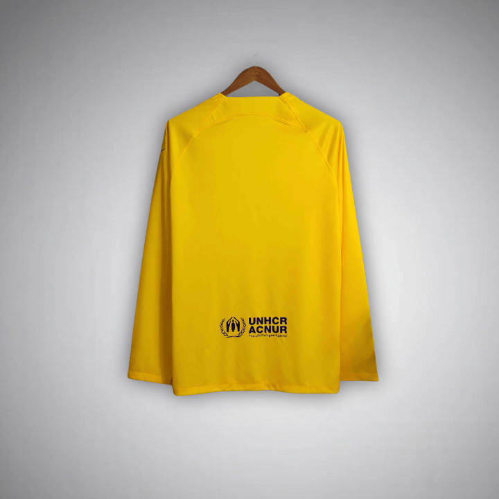 23 24 fc barcelona long sleeve away Jersey
