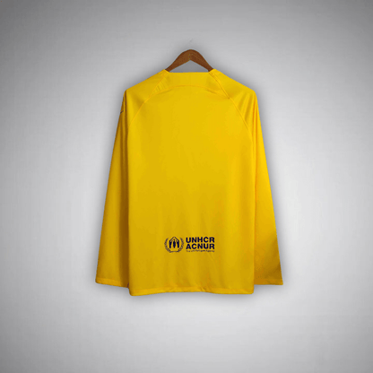 23 24 fc barcelona long sleeve away Jersey