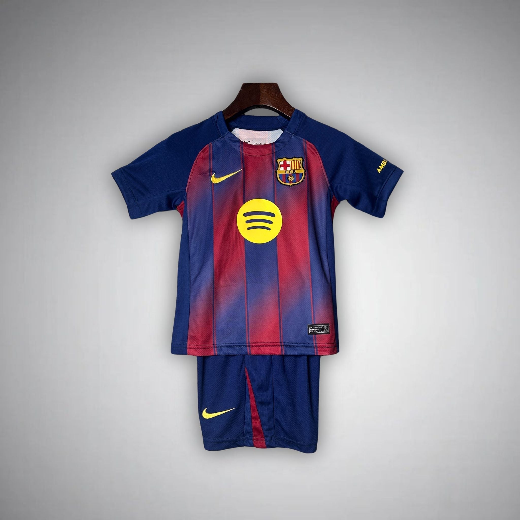 2025/26 FC Barcelona Home Kids Football Kit