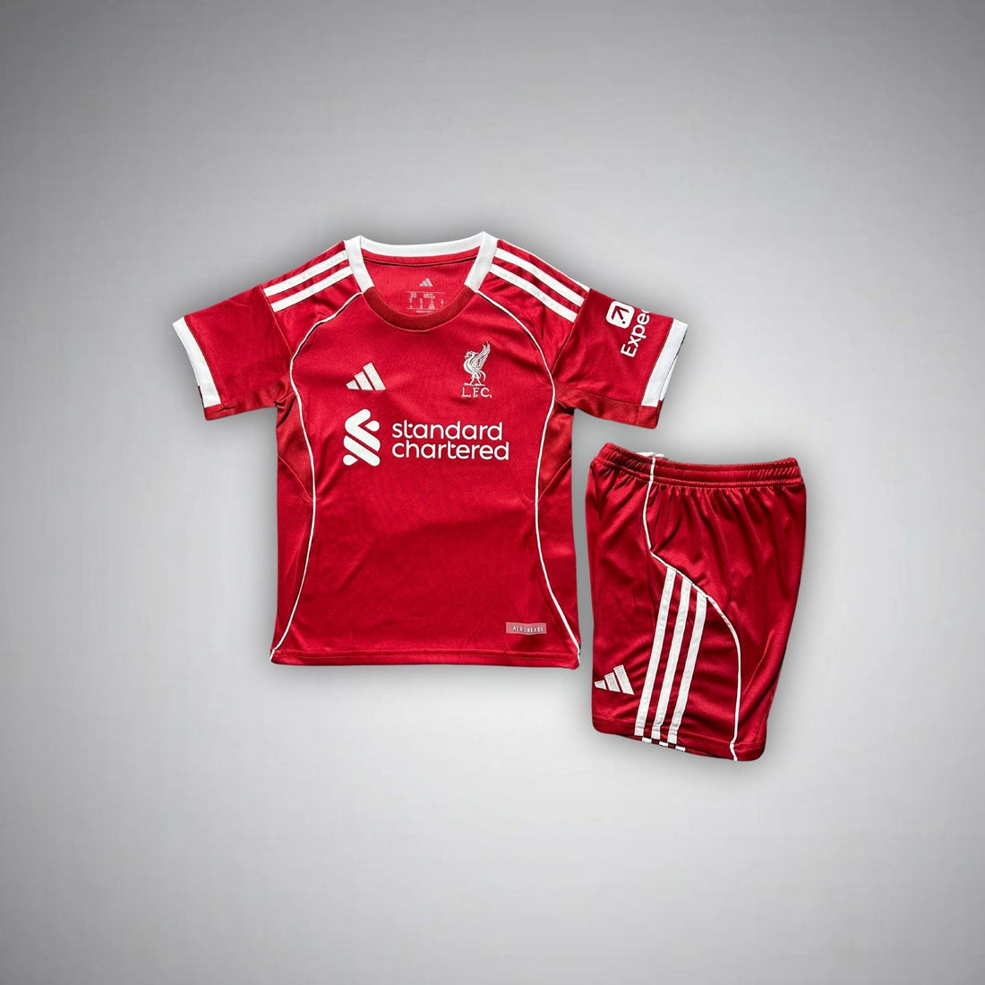 2025/26 Liverpool Home Kids Football Kit
