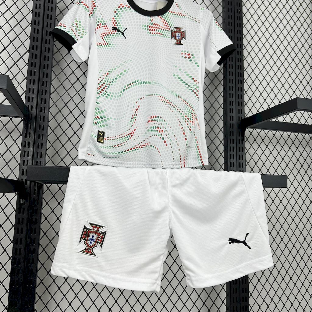2025-26 Portugal Kids Football Kit Away
