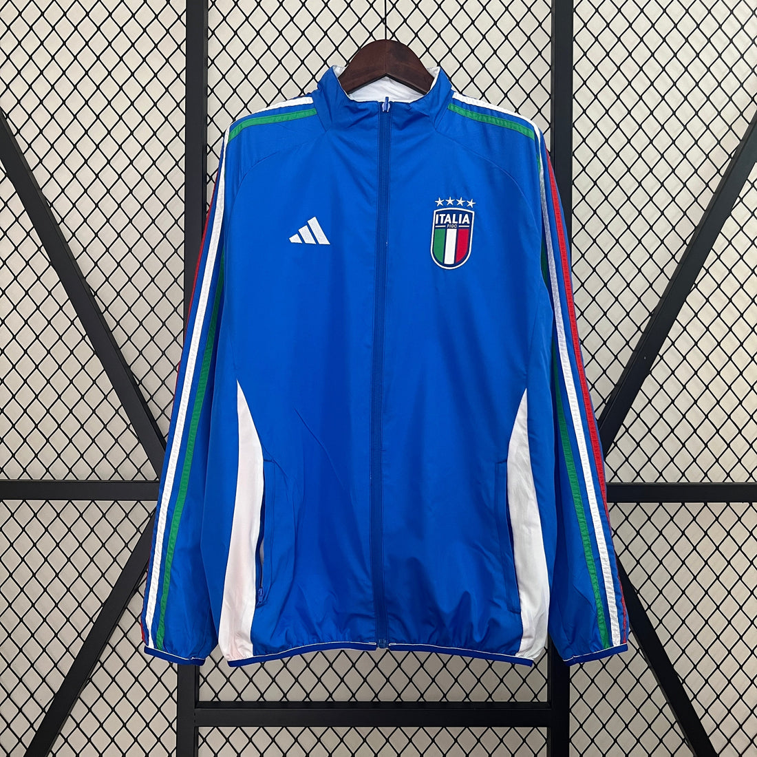 italy reversible soccer windbreaker