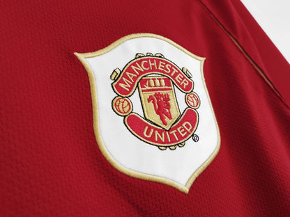 manchester united retro jersey 2006 2007 long sleeve home