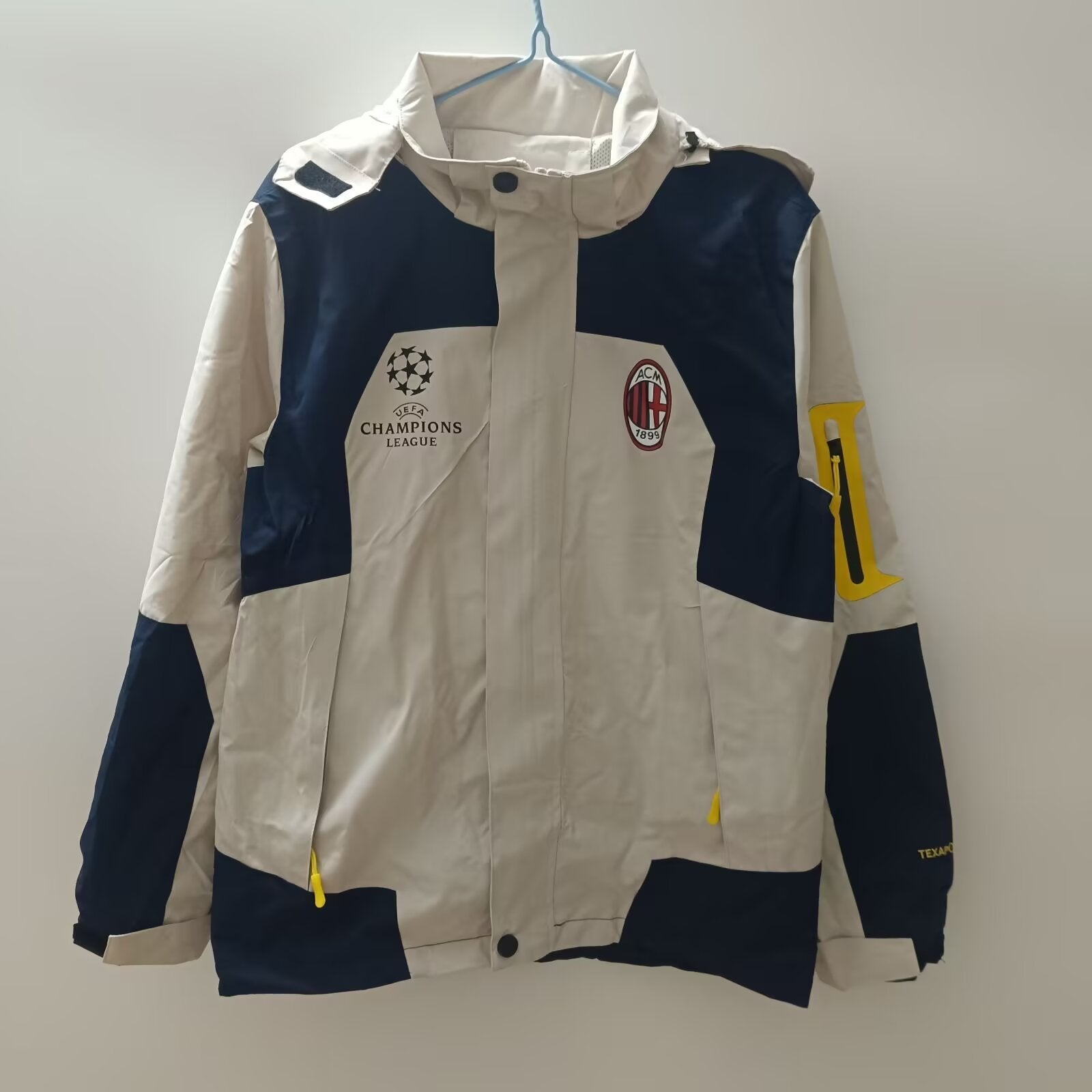 ac milan champions league soccer windbreaker