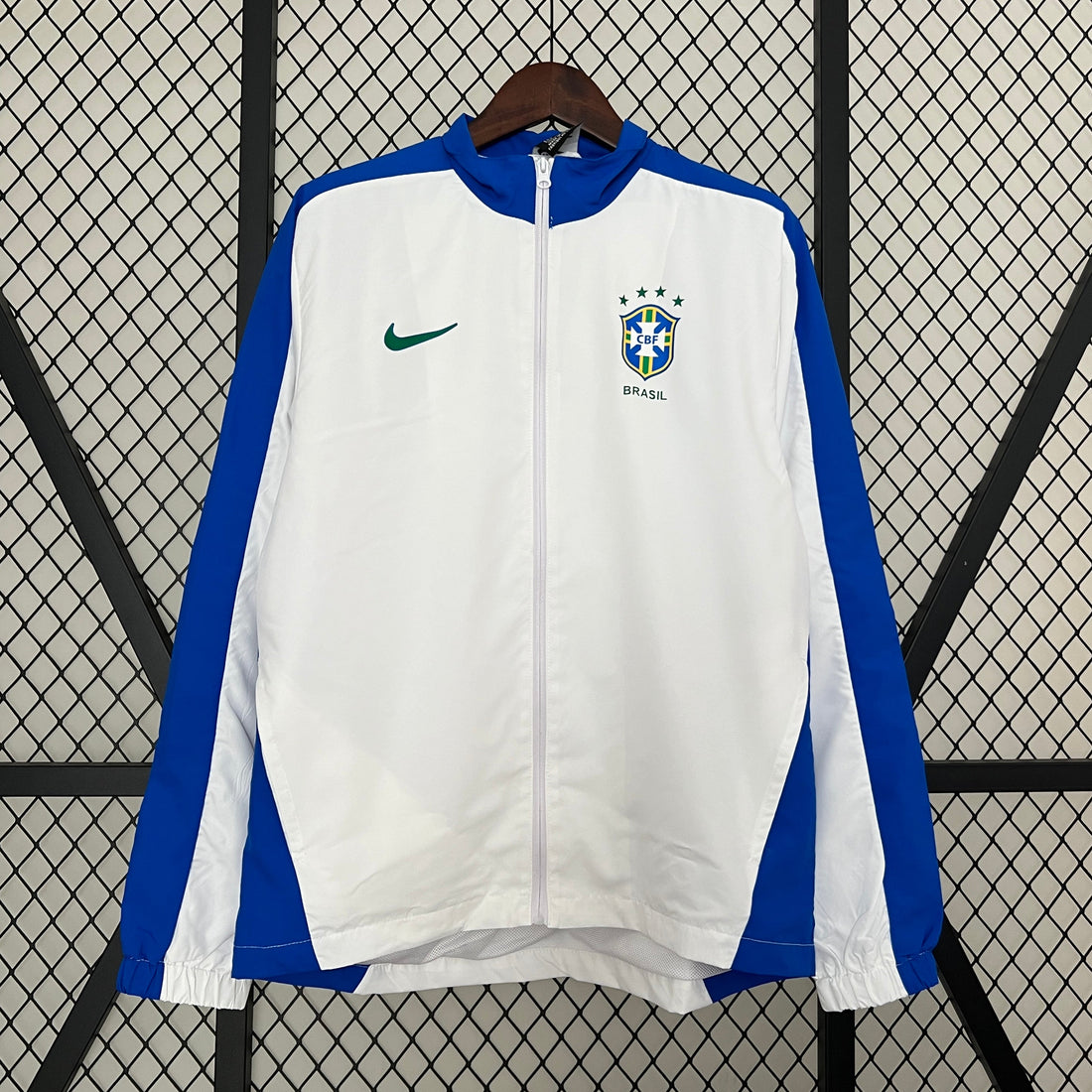 brazil soccer windbreaker