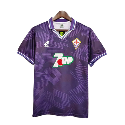 1992 1993 fiorentina home jersey Retro