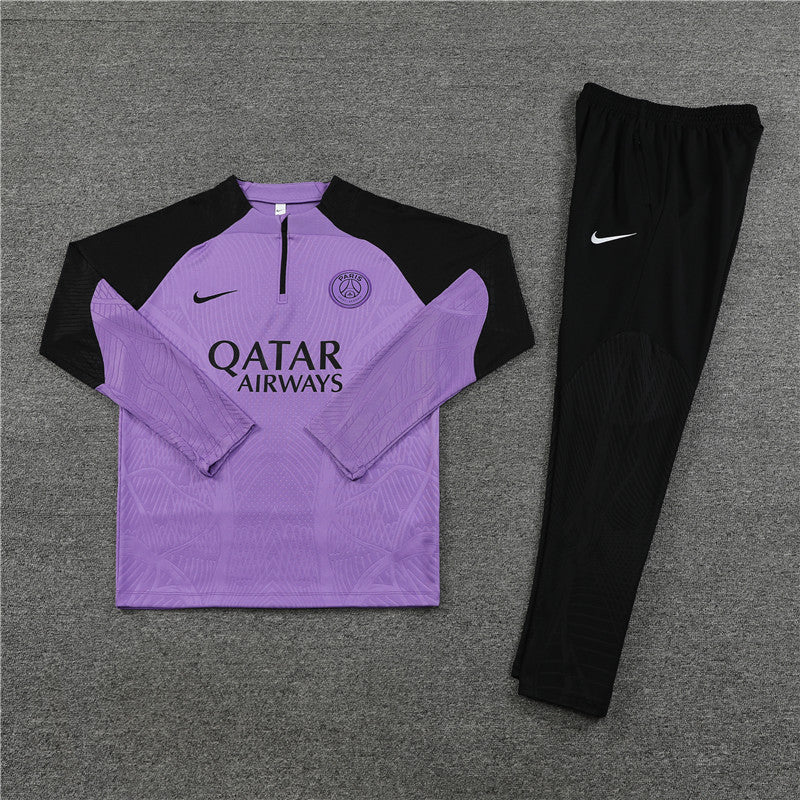 psg tracksuit purple black